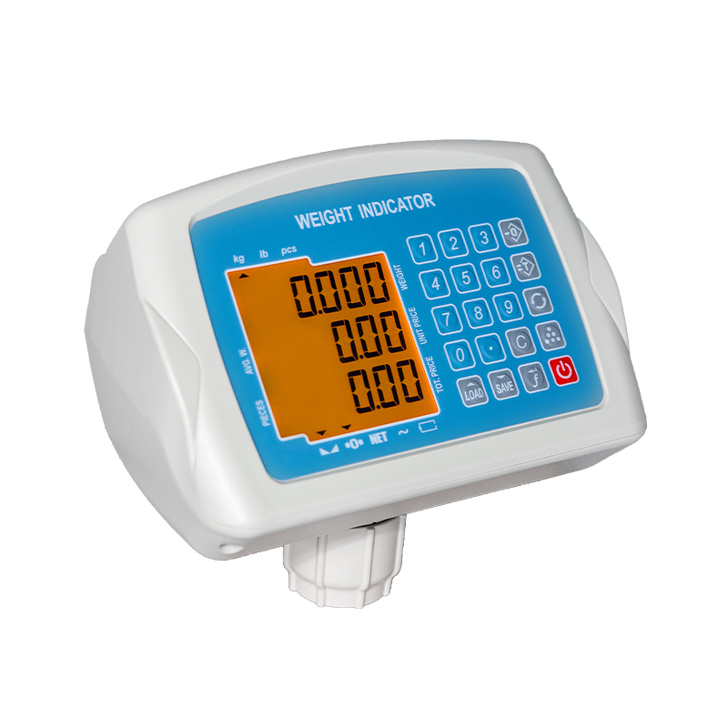 How to ensure consistent accuracy when using a dual-display weight indicator on two weighing platforms?